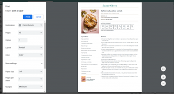 The easiest way to print a dynamic page
