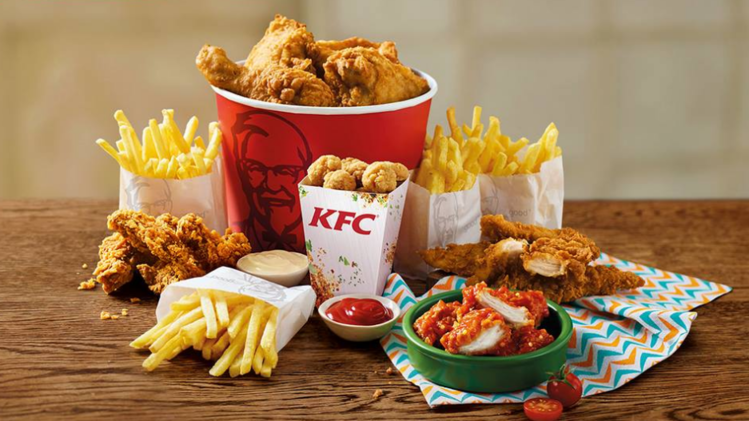 KFC menu
