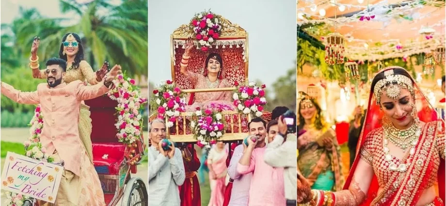 Indian wedding bridal entry ideas
